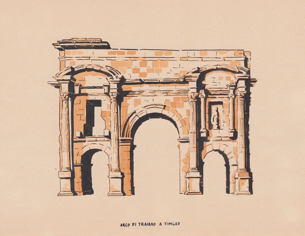 Arco di Traiano a Timgad